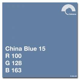 Фон бумажный Colorama  2.72x11м China Blue 15