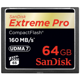 Карта памяти 64GB CF 1067X Sandisk Extreme Pro 160mb/s