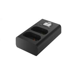 Зарядное уст. двухканальное DL-USB-C для акб FUJI NP-W235 NP-235