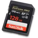 Карта памяти 128GB SDHC Class 10 Sandisk Extreme PRO 170mb/s