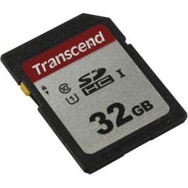 Карта памяти 32GB SD UHS-I Class10 300S 100MB/s TRANSCEND